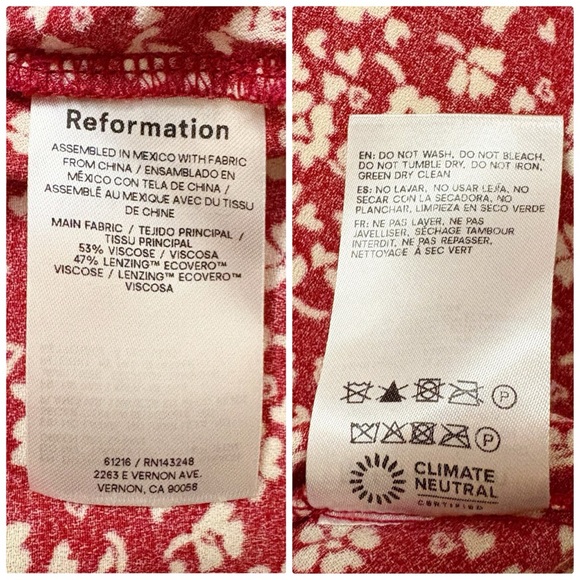 NWT Reformation Calix Sleeveless Mini Dress in Last Tango Floral - Picture 10 of 10